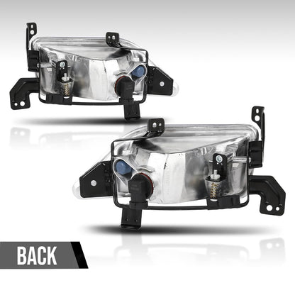 G-PLUS Pair Fog Lights Bumper Driving Lamps Left+Right Compatible with Honda Pilot 2006 2007 2008 33951S9VA11, 33901S9VA11 White
