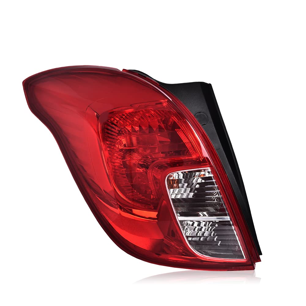 G-PLUS Rear Tail Light, Compatible with Buick Encore 2013-2016 4-Door Sport Utility Passenger Side Only LED Tail Lamp Red Lens Chrome Housing 42435944 Luces Traseras Rear Brake Lamps Assembly