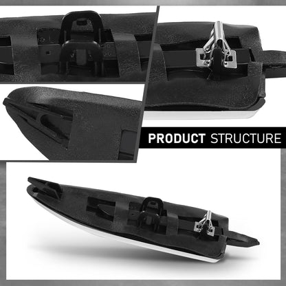 G-PLUS Pair Front Fender Ornament Fender Vent Insert Grille Molding Plate Kit, Compatible with Ford Escape SEL S SE Titanium Sport Utility 4-Door 2017-2019, LH & RH 2PCS, GJ5Z16228AB, GJ5416C217ACW