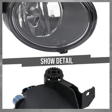G-PLUS Fog Light Lamp 2PCS for VW Beetle 2006-2010 Black Close-up View