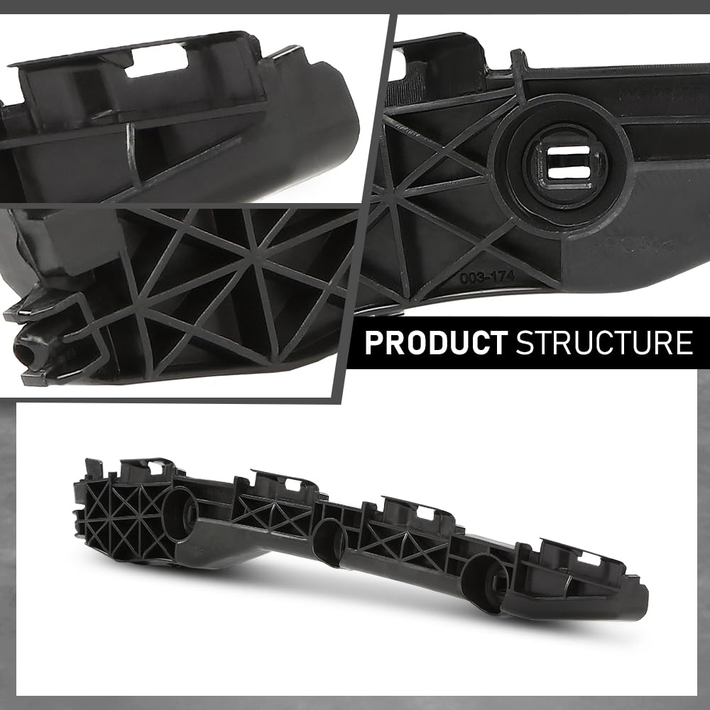 G-PLUS Bumper Bracket Rear Driver Side Compatible with Toyota RAV4 (submodel: Base, Limited, Sport) 2006-2012 521560R010, TO1142107