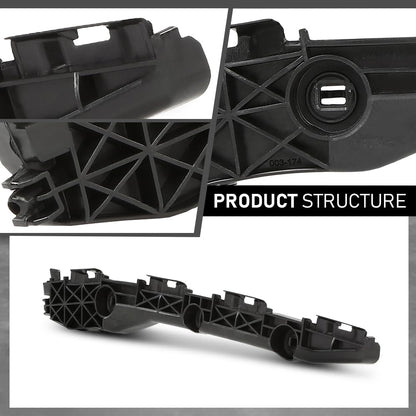 G-PLUS Bumper Bracket Rear Driver Side Compatible with Toyota RAV4 (submodel: Base, Limited, Sport) 2006-2012 521560R010, TO1142107