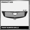 G-PLUS Front Bumper Hood Grille Grill Mesh Compatible with Cadillac CT5 2020-2023 Gloss Black