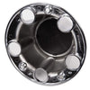 G-PLUS Chrome Wheel Hub Center Caps Compatible with Ford F150 Truck/Bronco 1980-1996, Compatible with Ford Van 1992-1996, 4x4 Front 4WD Wheel Drive (Includes 12 mounting Screws)