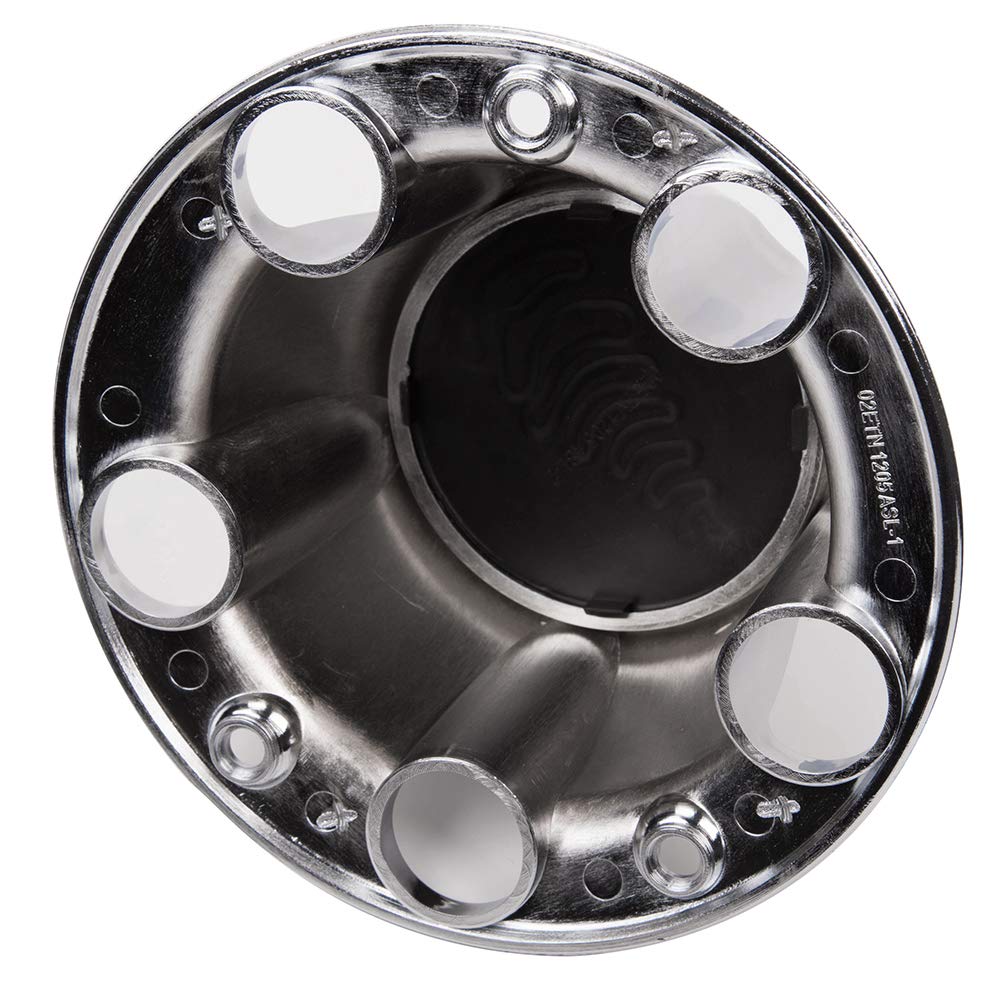 G-PLUS Chrome Wheel Hub Center Caps Compatible with Ford F150 Truck/Bronco 1980-1996, Compatible with Ford Van 1992-1996, 4x4 Front 4WD Wheel Drive (Includes 12 mounting Screws)