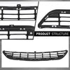G-PLUS Front Bumper Face Bar Grille Compatible with Buick Encore 2013 2014 2015 2016 42334417, GM1036162 Black