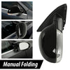 G-PLUS Mirror Power Heated Turn Signal Puddle Light Right Passenger Side Compatible with Volkswagen Jetta 2005-2010 VW1321123 1K1857508BH9B9
