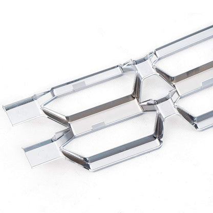 G-PLUS Front Chrome Grille Insert Snap On Compatible with Chevy Silverado 1500 2016 2017 2018 ABS plastic