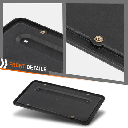 G-PLUS License Plate Bracket Frame Tag Holder Mounting Compatible with Tesla Model 3 Y 2021-2023 1096844-00-B, 109684400B Black
