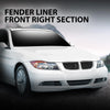 G-PLUS Front Right Front Section Fender Liner Compatible with 2006-2008 BMW 323i Base,Fit 2006 BMW 325i 325xi Base For Non-M Sport Line (Non-M Sport Package) Models 51717059380-PFM