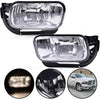 G-PLUS Bumper Fog Lights Compatible with Dodge Ram 1500 2009-2012,Fit Dodge Ram 2500 3500 2010-2018 Clear Lens Driving Lamps w/Bezel + H10 12V 42W Halogen Bulbs