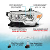 G-PLUS Headlight Assembly Left Side Compatible with Toyota Tacoma SR Crew Cab/Extend Cab Pickup 2019-2023 White