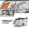 G-PLUS Headlights Assembly Front Headlamp Right without Bulbs Fit Dodge Ram 1500 2500 3500 2009-2018 Factory Bumper Headlamps,faros delanteros