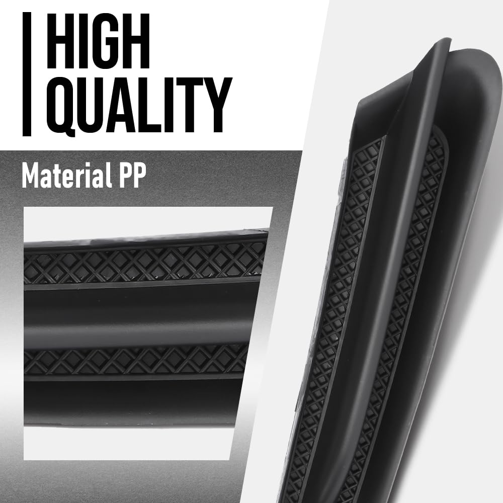 G-PLUS Driver & Passenger Side Headlight Lower Molding Bumper Trim Compatible with Buick Encore Sport Touring 2016, Fit Buick Encore 2013 2014 2015 2016 95235063, 95235062, GM1047107, GM1046107 Black
