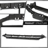 G-PLUS Front Bumper Cover Grille Insert, Compatible with Audi Q7 2016-2019, AU1036118, 4M0807647B4W3