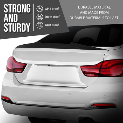 G-PLUS Rear Trunk Spoiler Wing Compatible with BMW F36 4 Series 428i 430i 440i 4-Door Coupe Model Only 2014-2020, Not Fit 2 Door Coupe or Convertible Model Trunk Spoiler Glossy Black