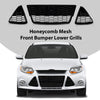 G-PLUS Front Bumper Lower Grill 3pcs Compatible with Ford Focus S/SE 2012-2014 Honeycomb Mesh Front Bumper Grille