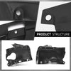 G-PLUS Fender Liner Front Driver and Passenger Side Front Section Compatible with Audi A3 Base 2006-2008 8P0821191C, 8P0821192B, AU1250101, AU1251101 Black