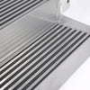 Performance Front Mount Aluminum Intercooler Compatible With Ford Mustang 2.3L EcoBoost 2015 2016 2017 Silver