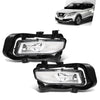 G-PLUS Front Bumper Fog Lights Fog Lamps & Wiring Harness Left&Right Side Compatible with Nissan Kicks 2017-2019 261508995A
