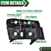 G-PLUS Headlights Assembly,Comaptible with Chevy Colorado/GMC Canyon 2004-2012,Fit Isuzu i-280 i-350 2006,Fit Isuzu i-290 i-370 07-08 Headlamps, Clear Lens Black Housing Clear Reflector