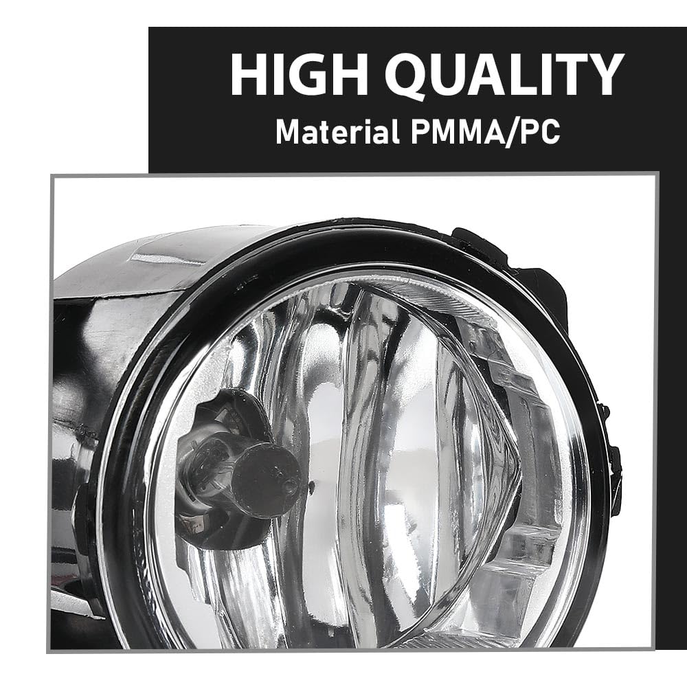 G-PLUS Fog Light Lamp Set Left Right Compatible with Ram Promaster 1500 2500 3500 2014-2022 AC2592111N