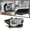 G-PLUS Headlight Assembly Right Side w/o LED Daytime Running Compatible with Toyota Tacoma 2016-2017 8111004260, 8111004250, 8111004261, 8111004262, TO2503243 No Modification Needed White