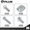 G-PLUS Body Bolt Kit plastic fender Compatible with Yamaha YZF 250 450 YZ250F 450FYZ250F YZ450F