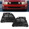 G-PLUS New Front Bumper Fog Light Cover Set Compatible with 2013-2014 Ford Mustang Base/GT/Boss 302 FO1039134, FO1038134 Fog Lamp Accessories