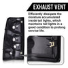 G-PLUS Tail Lights Assembly w/Wiring Harness Compatible with Chevy Silverado 1500 2500 2003 2004 2005 2006 Left & Right Rear Brake Lamps, GM2800174 GM2801174, Clear Lens