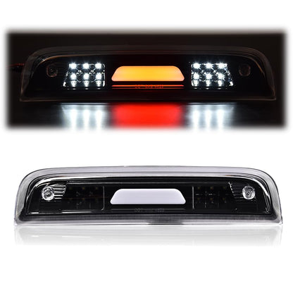 G-PLUS LED 3rd Third Brake Light Compatible with Chevy Silverado/GMC Sierra 1500 2014 2015 2016 2017 2018 2019 2020, High Mount Cargo Lamp, Clear Lens Black Housing, 23509162 20979071