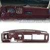 G-PLUS Dash Dashboard Core Compatible with 1988-1994 Chevy & GMC Truck Fit 1992 1993 1994 Chevy Blazer GMC Yukon Suburban Red ABS
