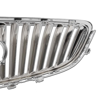 G-PLUS Front Bumper Upper Grille Assembly Chrome Compatible with 2012-2017 Buick Verano 20984572, 23172630, 23274652