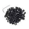 G-PLUS Universal Fender Flares Screw/Bolt Hardware Kit Set Compatible with Universal Car Models Black