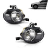 G-PLUS Front Fog Lamp Light with Halogen Bulbs Compatible with VW Touareg 2011-2014 7P6941699, 7P6941700 Black