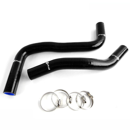 Replacement For MITSUBISHI GALANT 2.0/2.4 VR4 1992-2003 Silicone Radiator Coolant Hose Piping Kit Clamps Black
