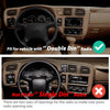G-PLUS Dashboard Bezel Cluster Dash Bezel Trim Double Din Compatible with Chevy Blazer S10 GMC Jimmy Sonoma 1998-2004 Beige