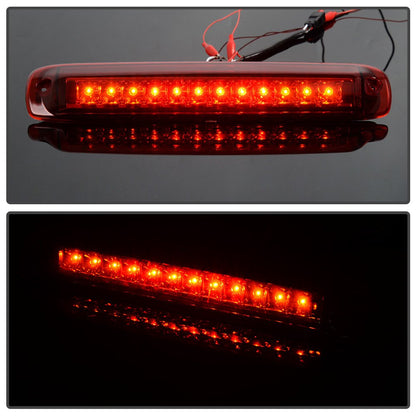 G-PLUS LED 3rd Third Tail Brake Light Cargo Lamps Compatible with Chevy Silverado GMC Sierra 1500 2500 3500 1999-2006 Red Lens
