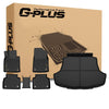 G-PLUS TPE Floor Mats Fit Toyota Camry FWD 2018-2024 6 PCS Black