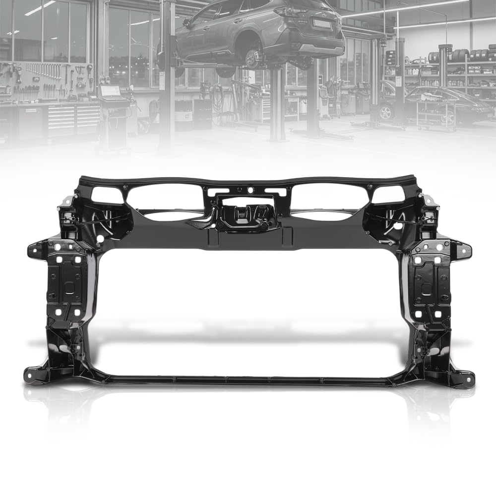 G-PLUS Front Radiator Core Support Panel Compatible with Porsche Panamera 970 2010-2016 97050448101, 970.504.481.01 Direct OE Replacement Black