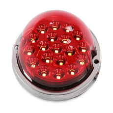 G-PLUS LED Marker Turn Signal Light Red Lens Warm White LED Universal