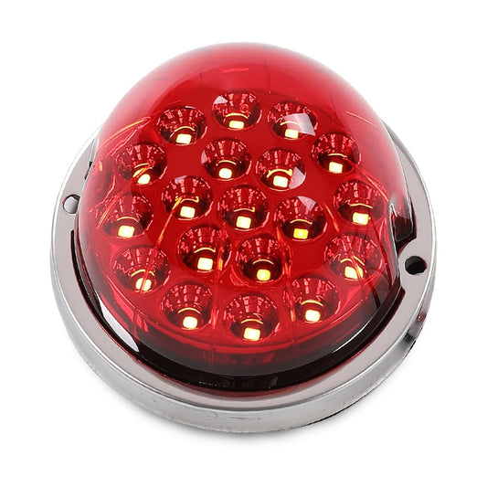 G-PLUS Red Lens Warm White LED Watermelon Marker Turn Signal Light w/Base universal