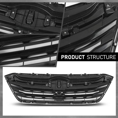 G-PLUS Front Bumper Grille Compatible with Subaru Outback 2020-2022 Chrome Trim Grill 91121AN08A, SU1200189