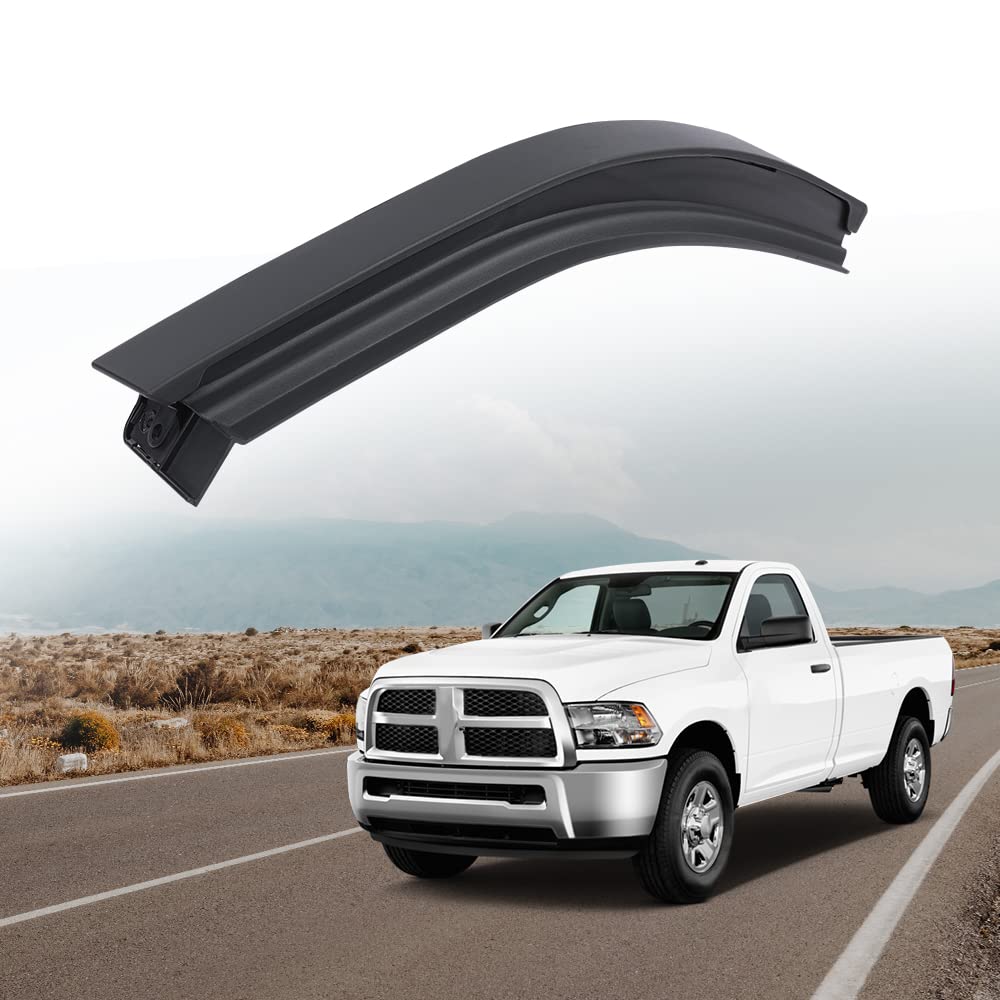 G-PLUS Front Left Side Bumper Trim Headlight Compatible with 2010-2018 RAM 2500 3500 55372919AD Black
