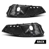 G-PLUS Pair Fog Light Cover, Compatible with Audi A4 S-Line / A4 Quattro / S4 2019, Bumper Grille Bezel, LH Driver & RH Passenger 2PCS, 8WD807681J, 8WD807682J