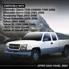G-PLUS Upper Dashboard Dash Cover Compatible with Chevy Silverado GMC Sierra 1500 2500HD 3500 1999-2006/ Chevy Avalanche Tahoe 2000-2006/ GMC Yukon 2001-2006 (Gray)