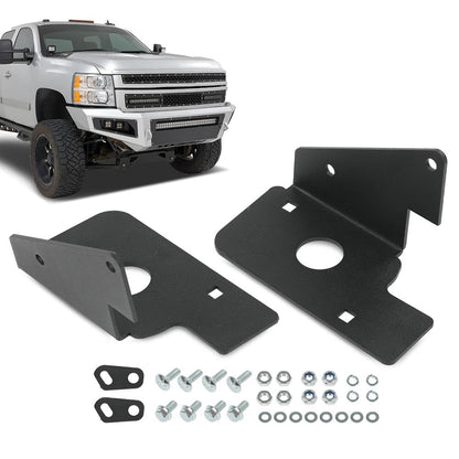 G-PLUS Fog Light Mounting Bracket & Screws Compatible with Chevy Silverado 1500 2007-2013/ Compatible with Chevy Silverado 2500 3500 2007-2014