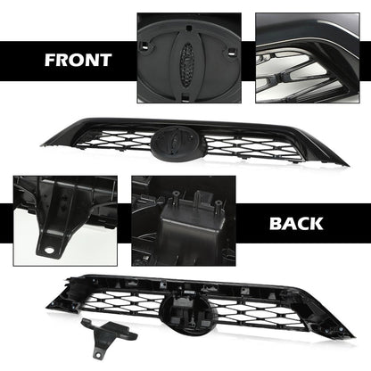 G-PLUS Front Bumper Grille Assembly Body Kits 13pcs Compatible with Toyota 4Runner Limited 2014-2019