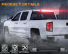 G-PLUS Third 3rd Brake Cargo Light Assembly Compatible with 2001-2004 Nissan Frontier Pickup Rear Roof Center High Mount Stop Tail Lamps Replacement
