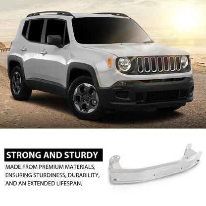 G-PLUS Front Bumper Reinforcement Impact Absorber Compatible with Fiat 500X Pop/Lounge/Easy 2016, Fit Jeep Renegade Limited/Latitude/Sport 2015-2018 68247223AA, CH1006236